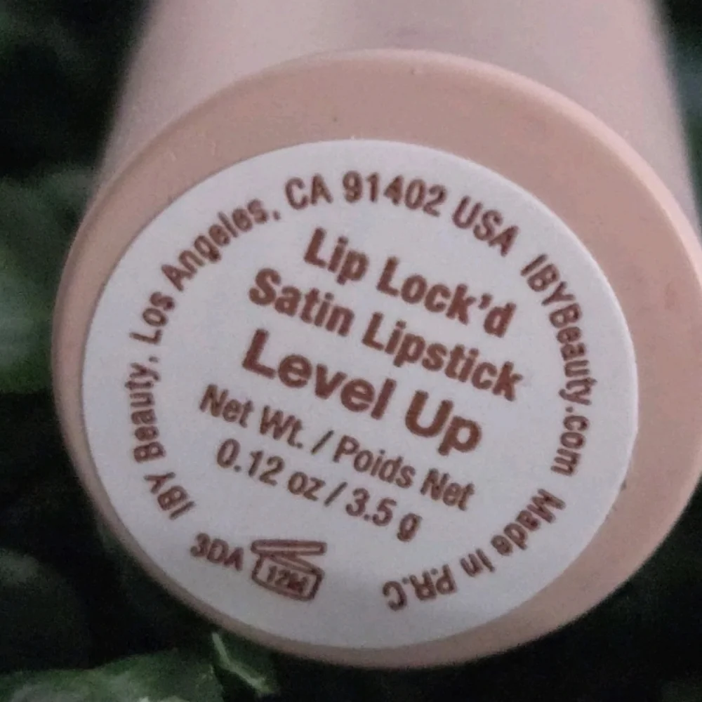 NIB IBY Beauty Lip Lock'd Satin Lipstick - Level Up